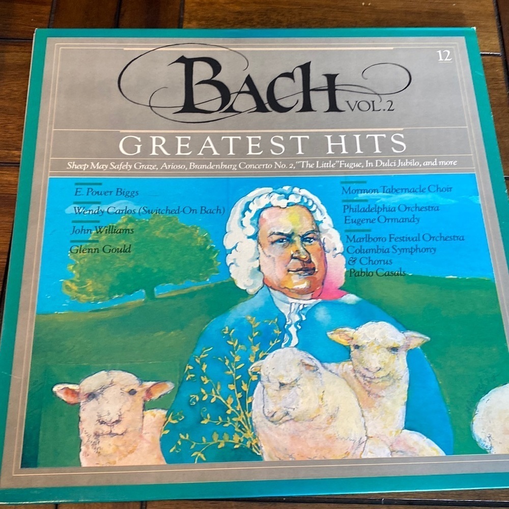 Bach volume to number 12 Vintage album